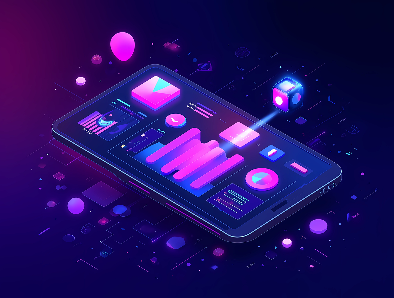 Responsive design illustration